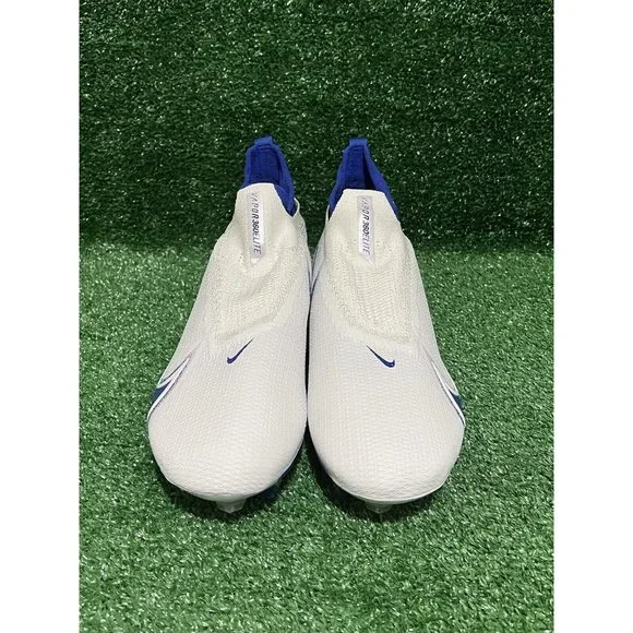Nike Vapor Edge 360 Elite Football Cleats White Blue CV6282-107 Men’s Size 13.5 - Picture 3 of 9